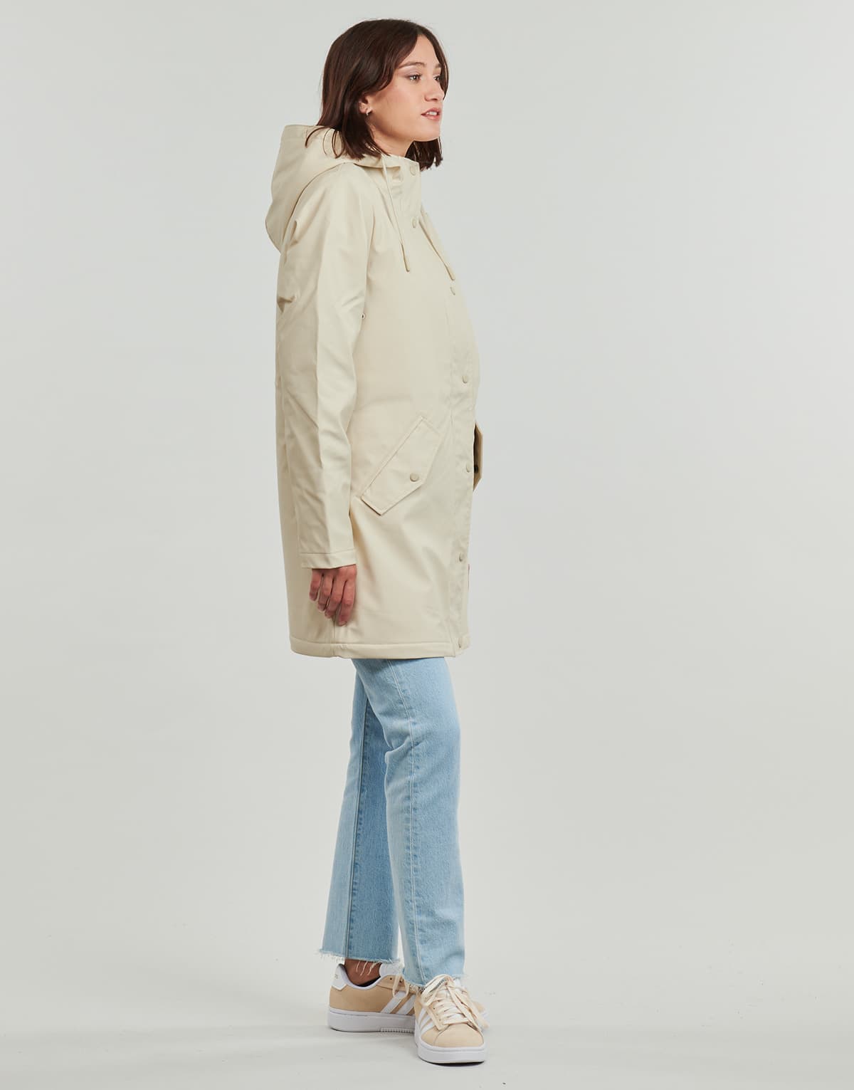Women's Parkas Only Beige
