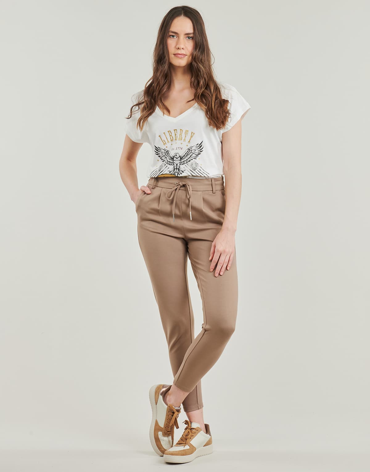 Women's Pants Only Beige