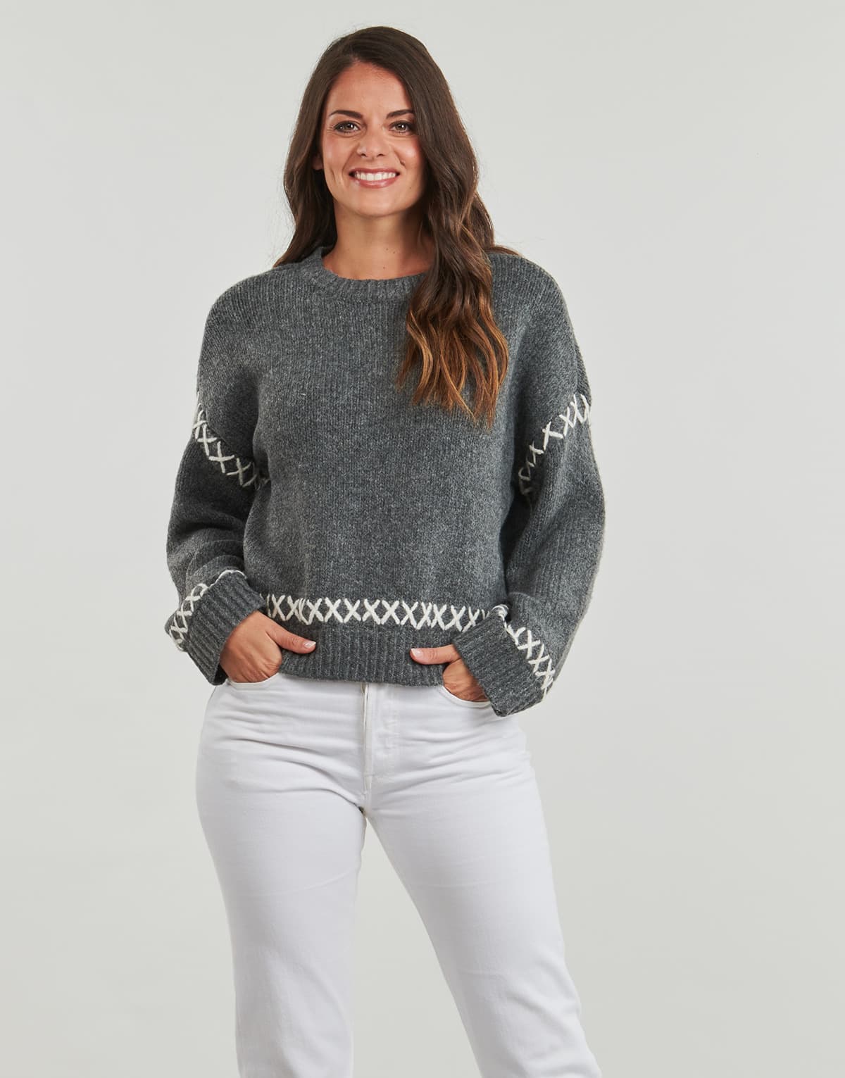 Women's Sweaters Only Gray