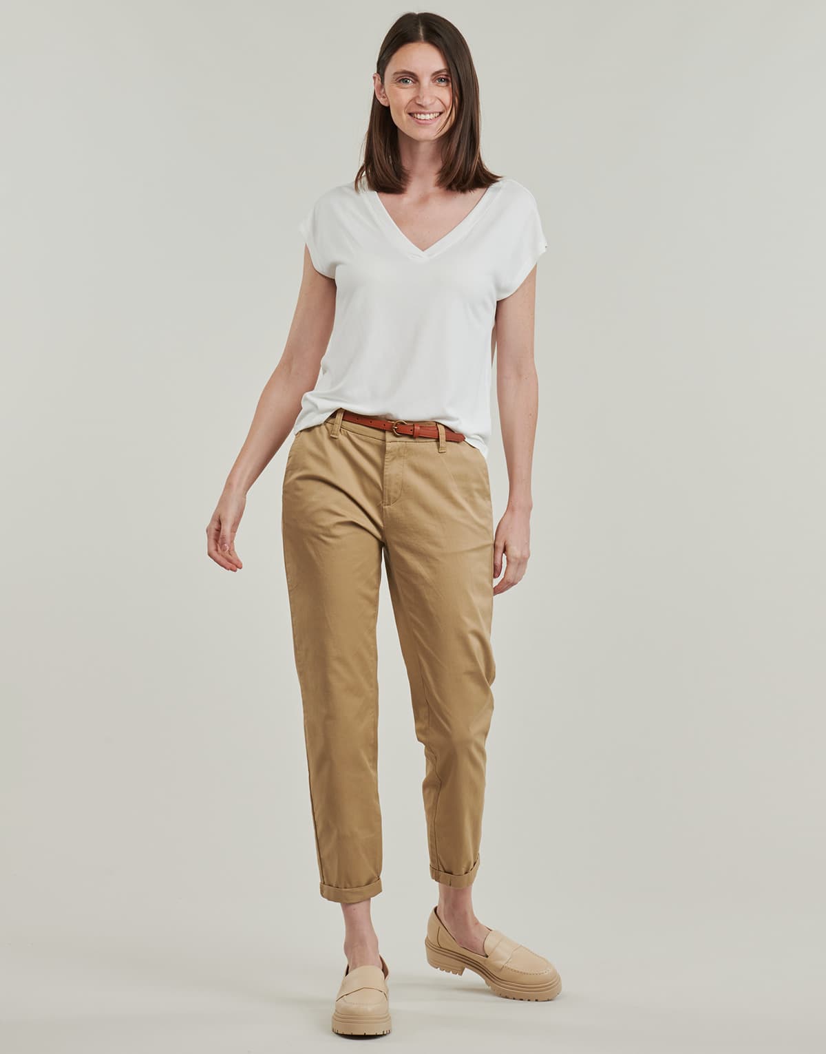 Women's Pants Only Beige