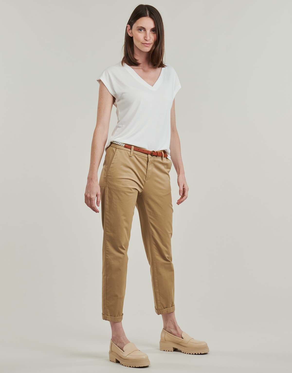 Women's Pants Only Beige