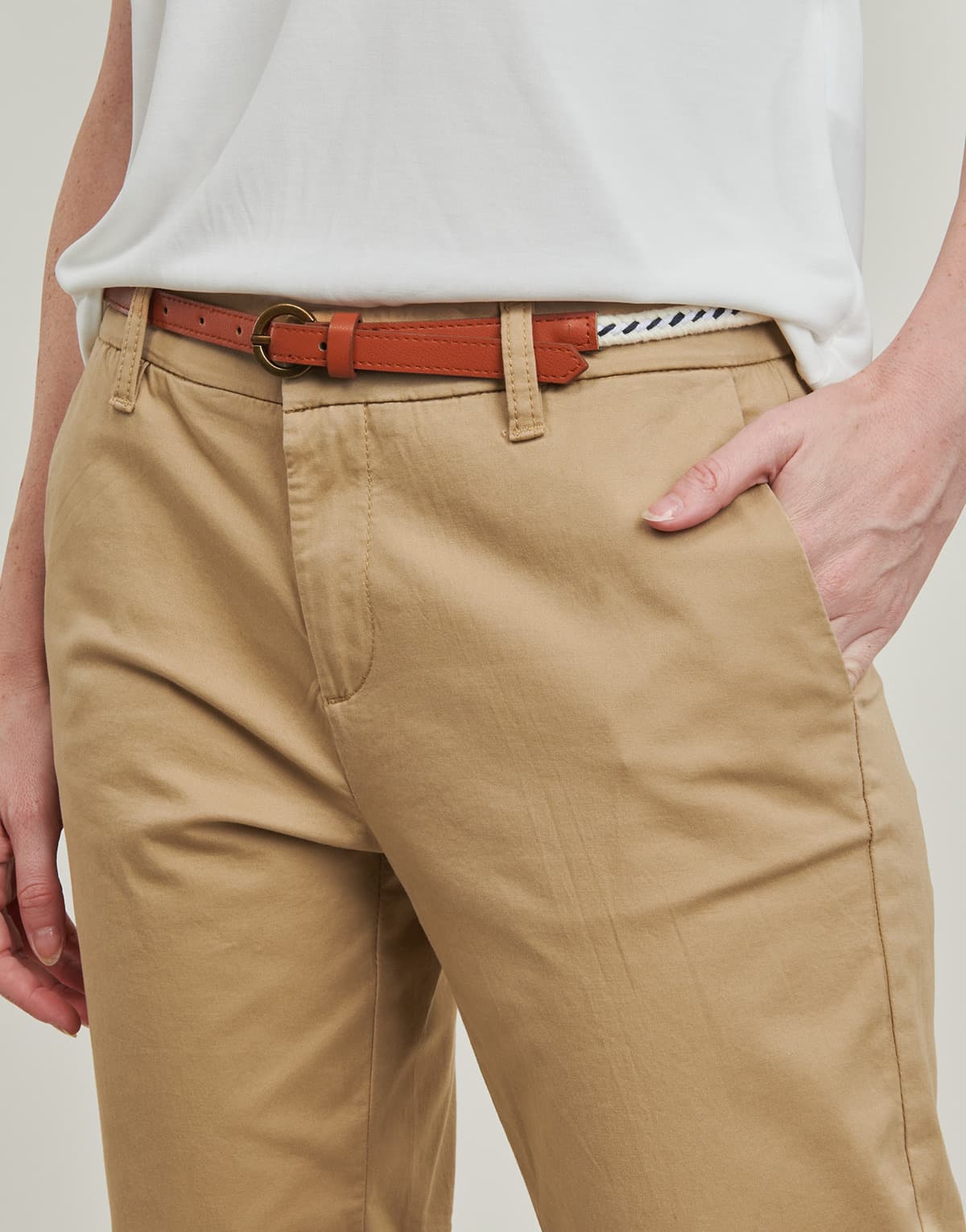 Women's Pants Only Beige