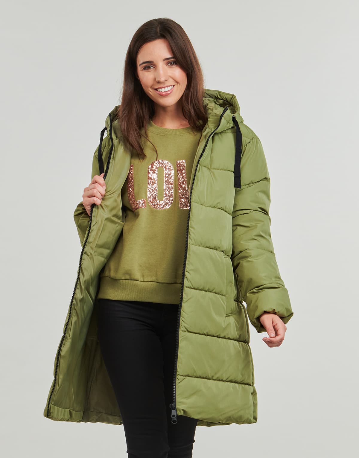 Women's Jackets Only Khaki