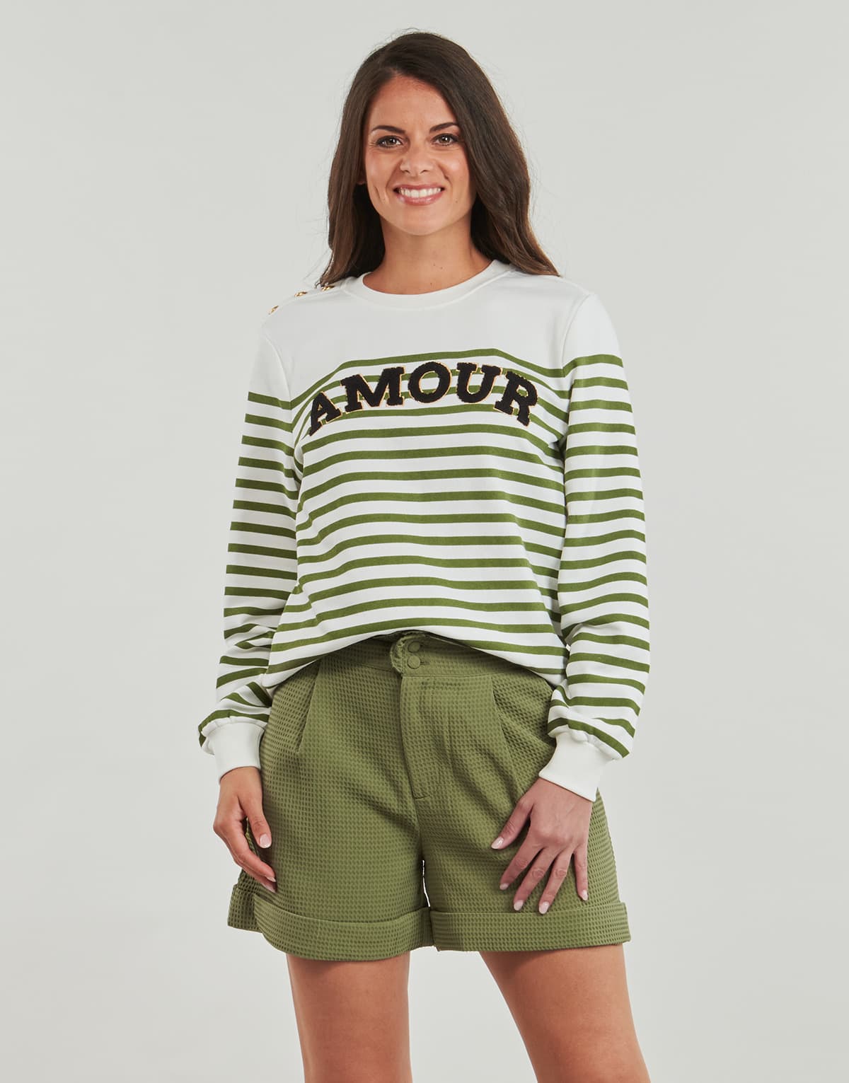 Women's Sports T-Shirts Only Khaki