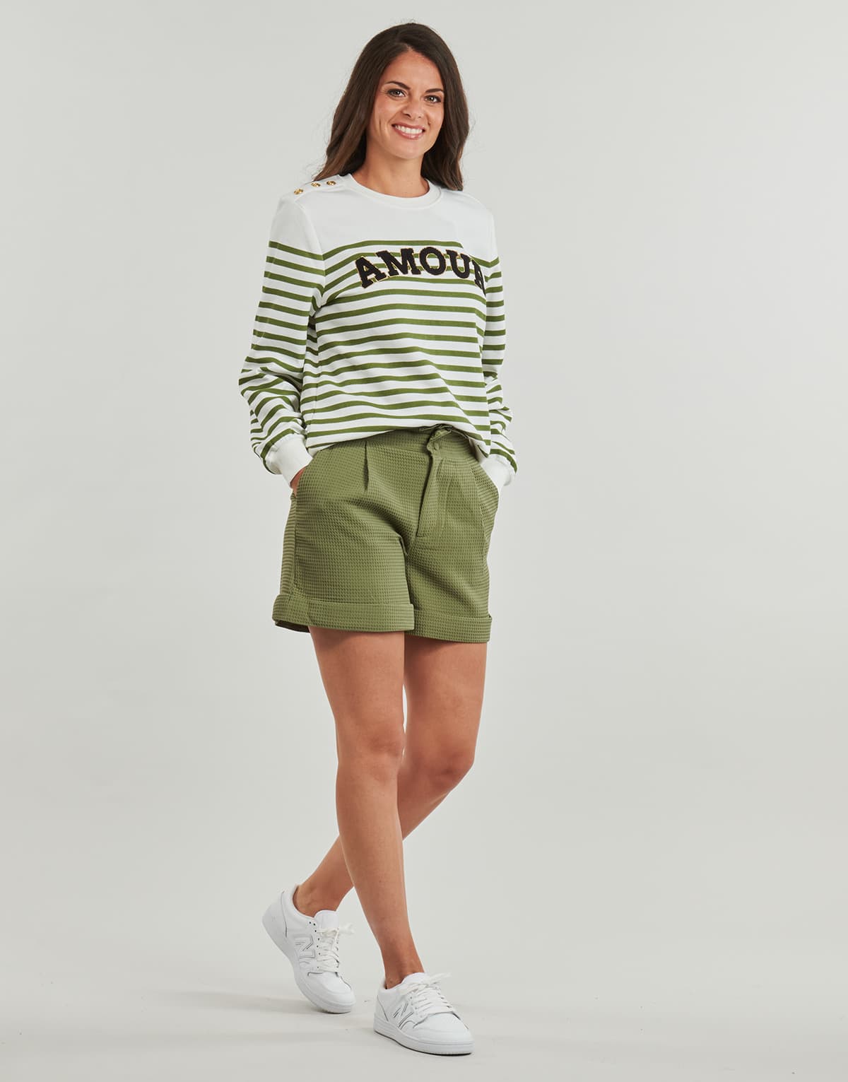 Women's Sports T-Shirts Only Khaki