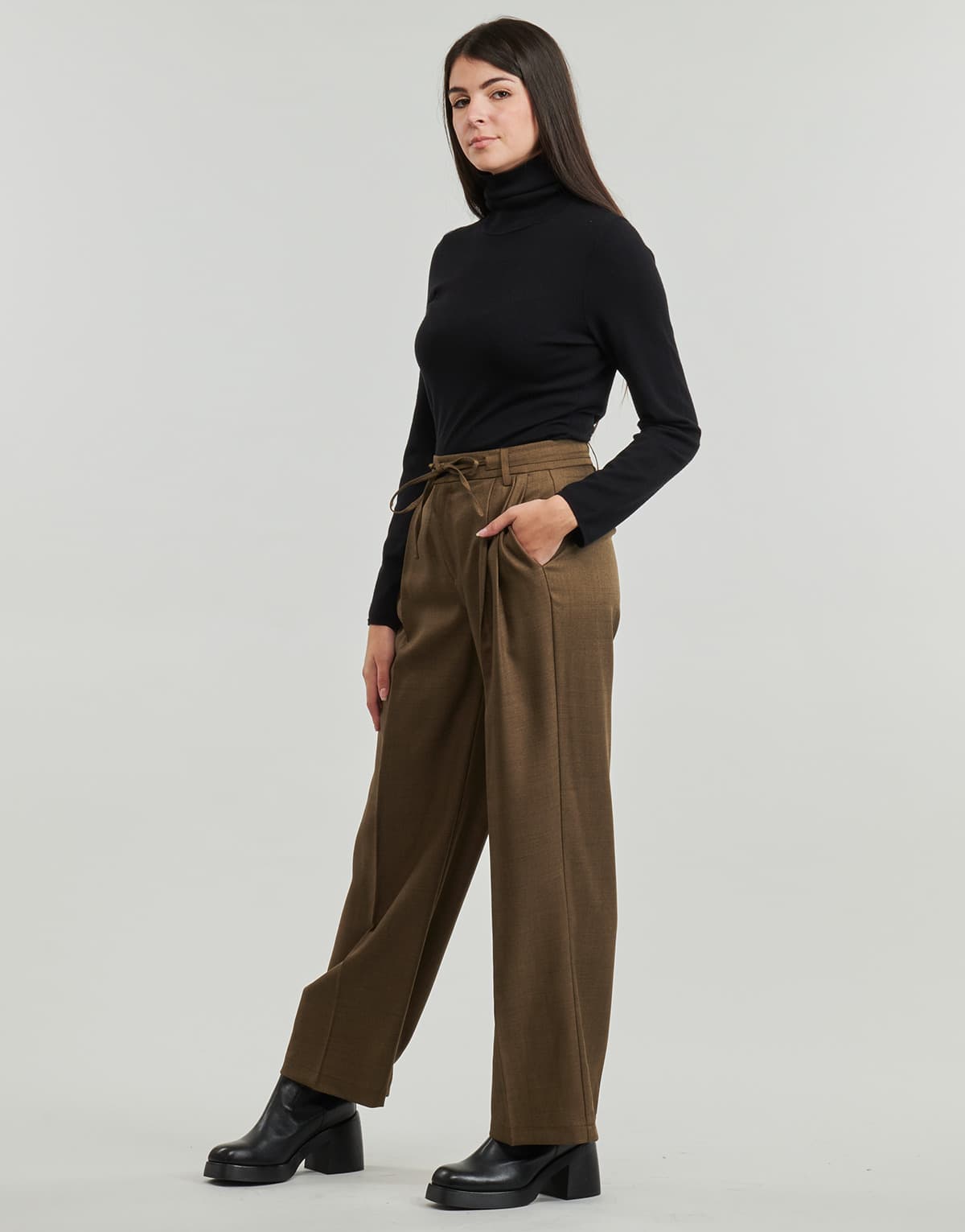 Women's Pants Only Brown
