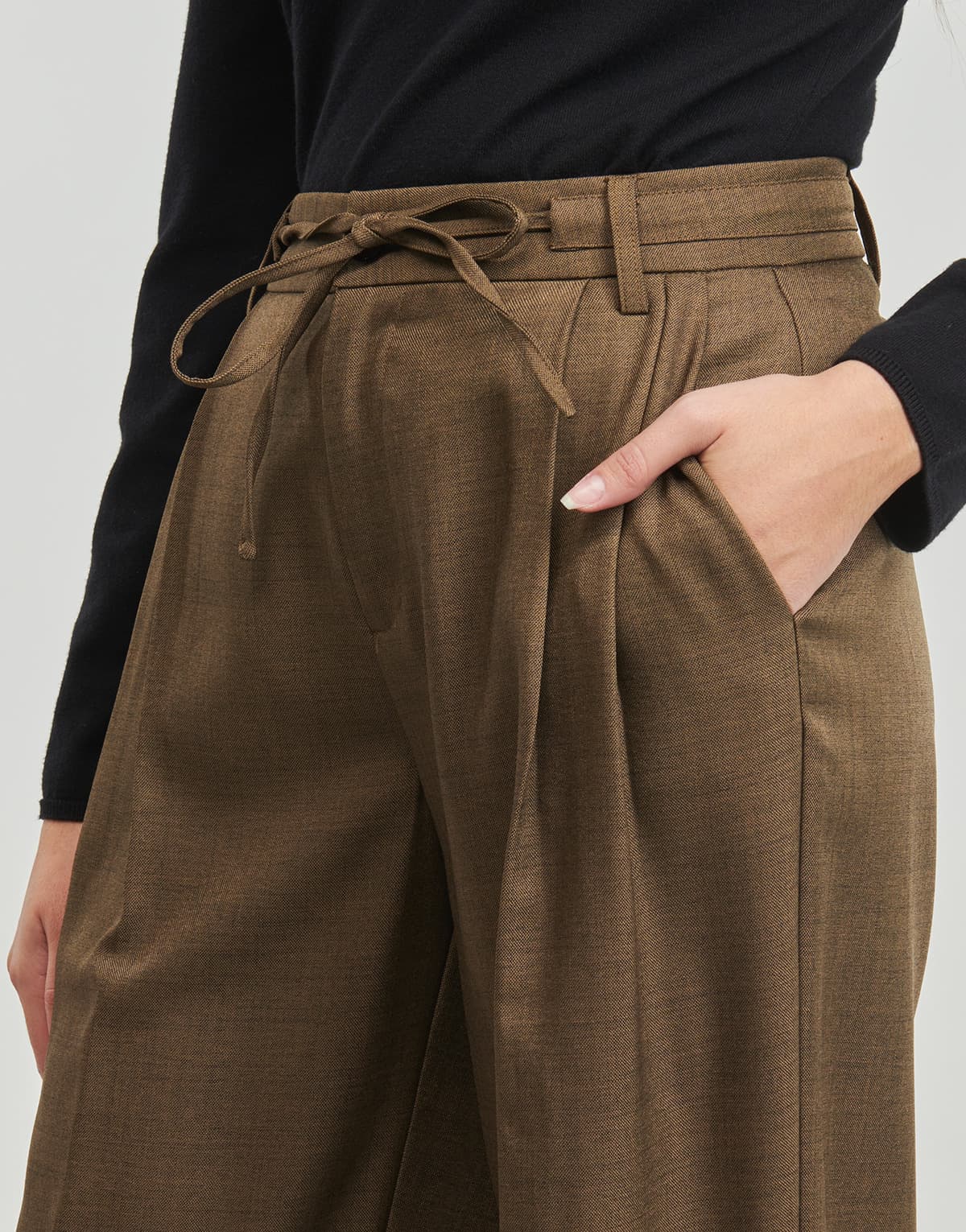 Women's Pants Only Brown
