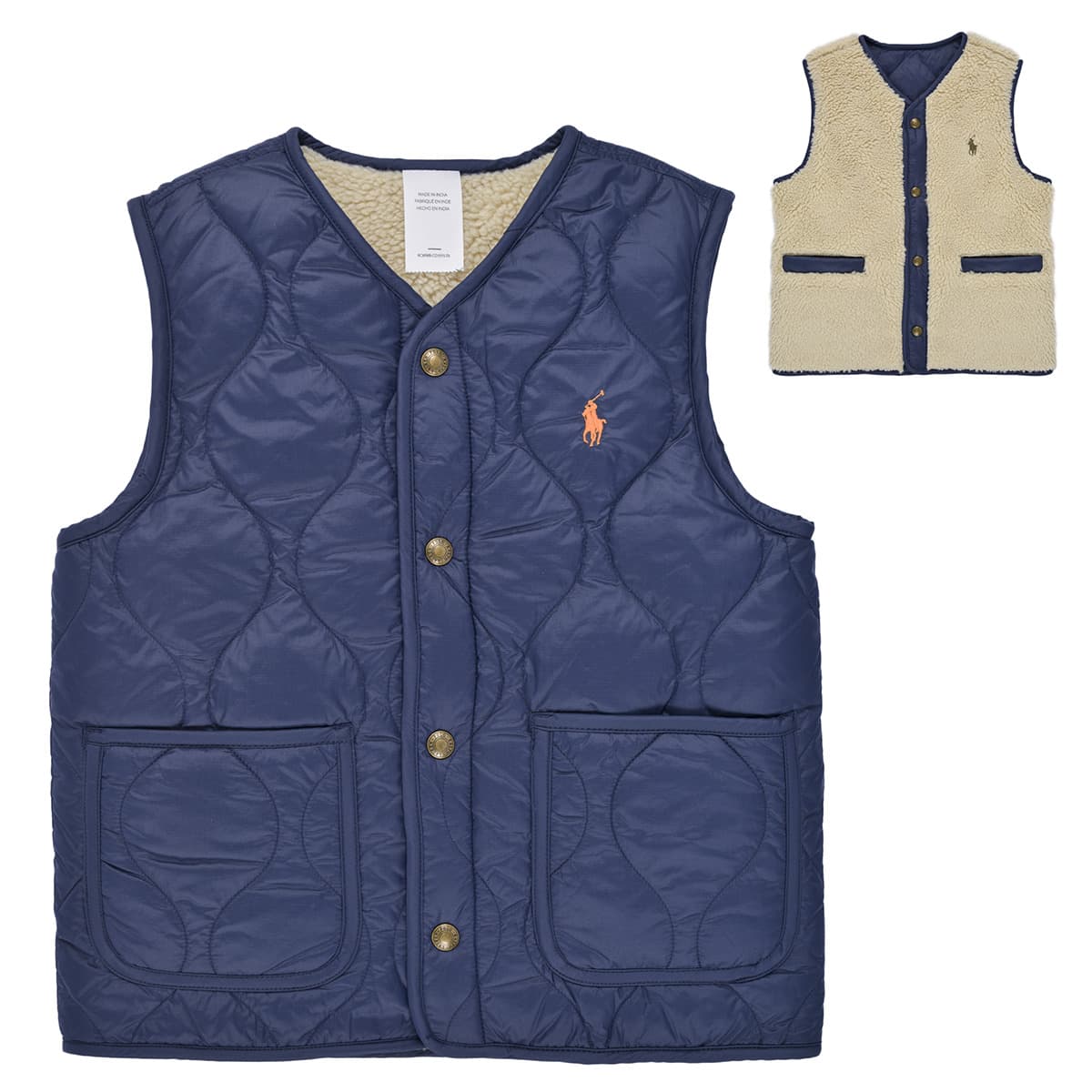 Χοντρό Μπουφάν Polo Ralph Lauren REV HARTLAND-OUTERWEAR-VEST