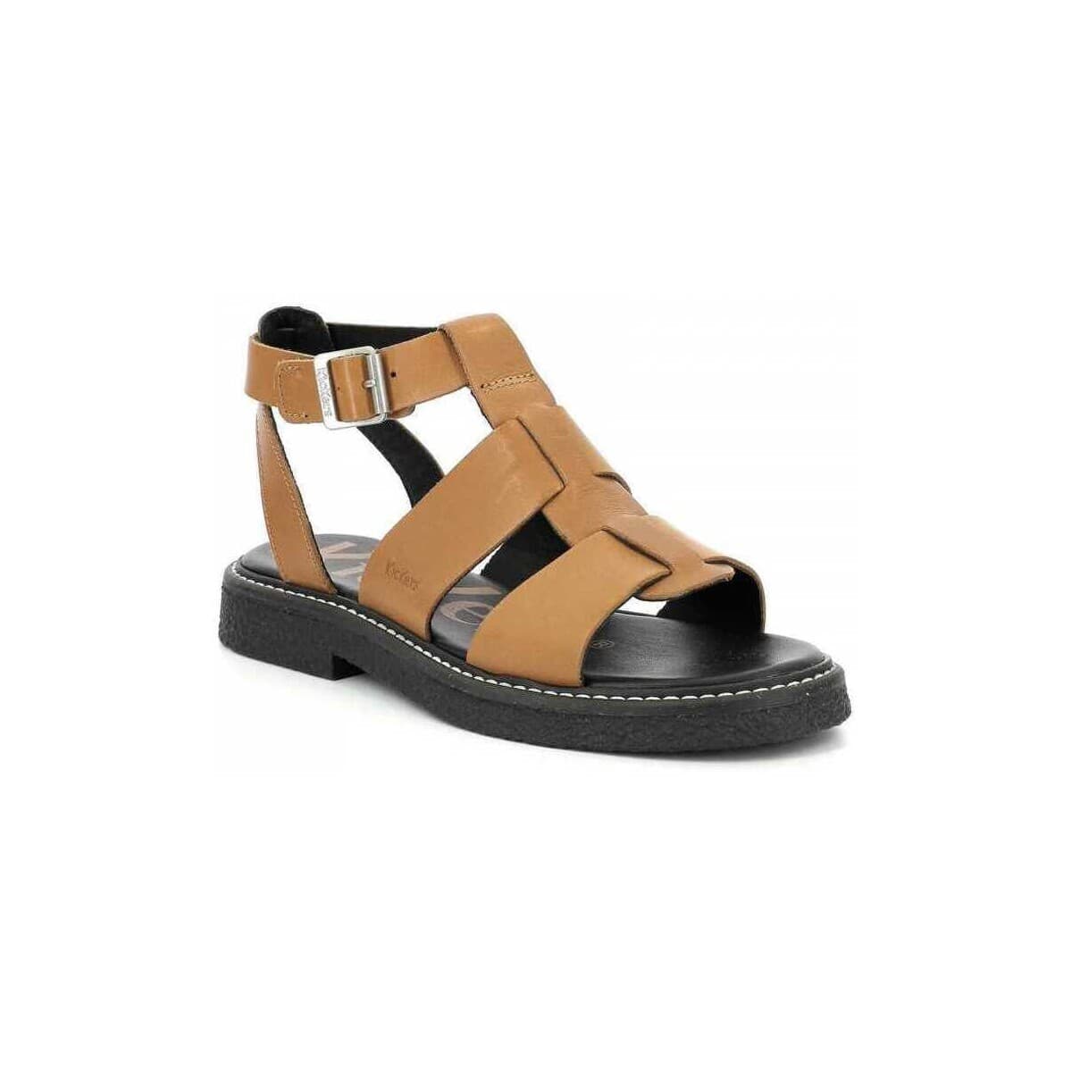 Women's Sandals Kickers Brown