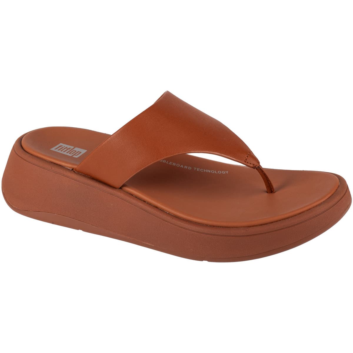 Σαγιονάρες FitFlop F-MODE LEATHER TOE-POST SANDALS