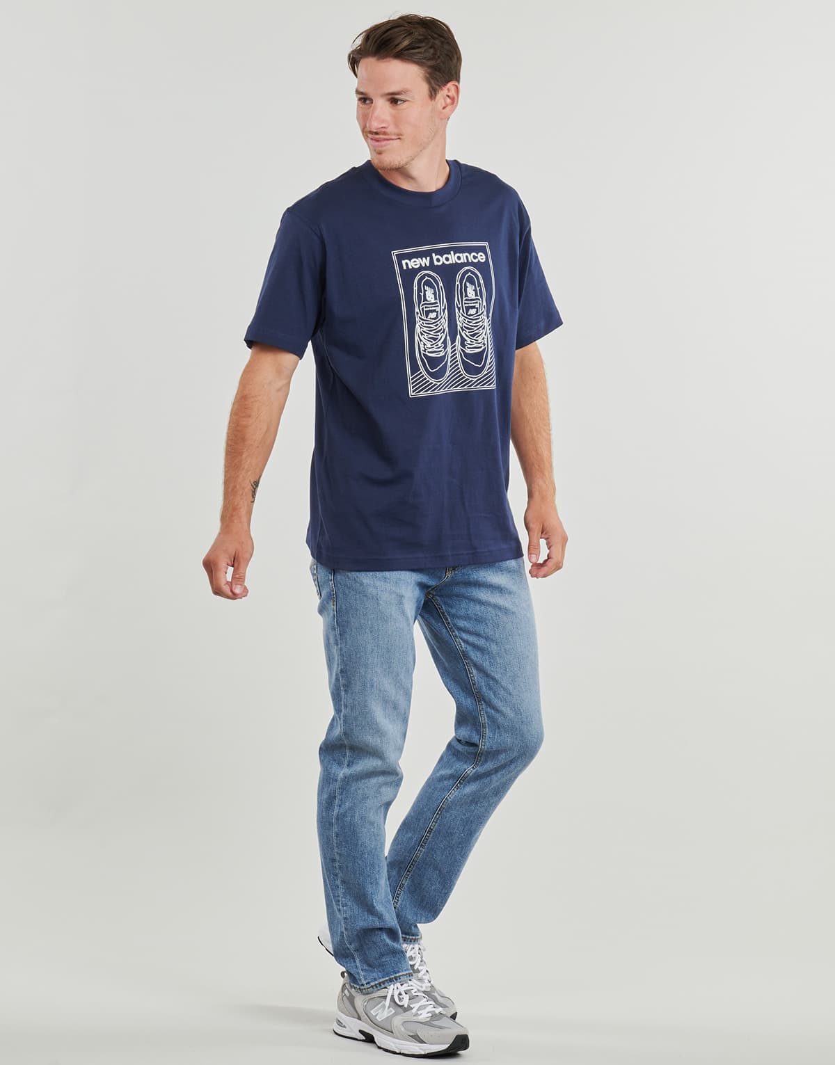 Men's T-Shirts New Balance Blue
