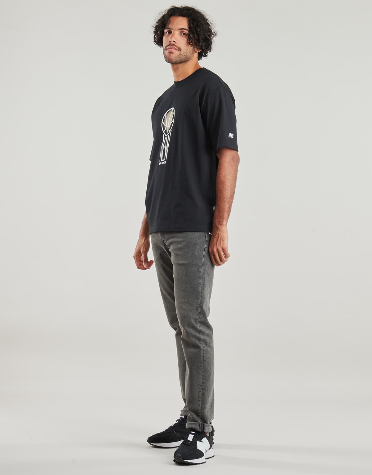 Men's T-Shirts New Balance Black