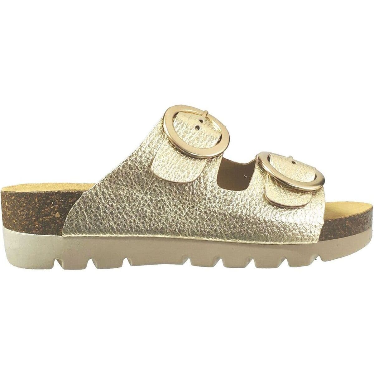 Women's Mules Plakton Gold