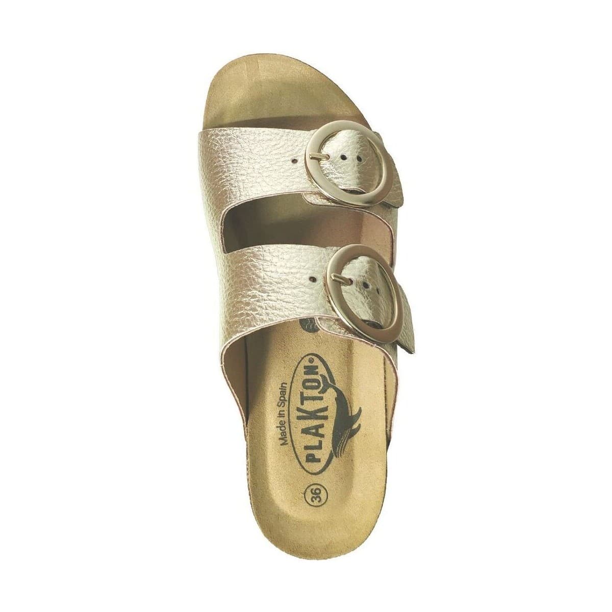 Women's Mules Plakton Gold