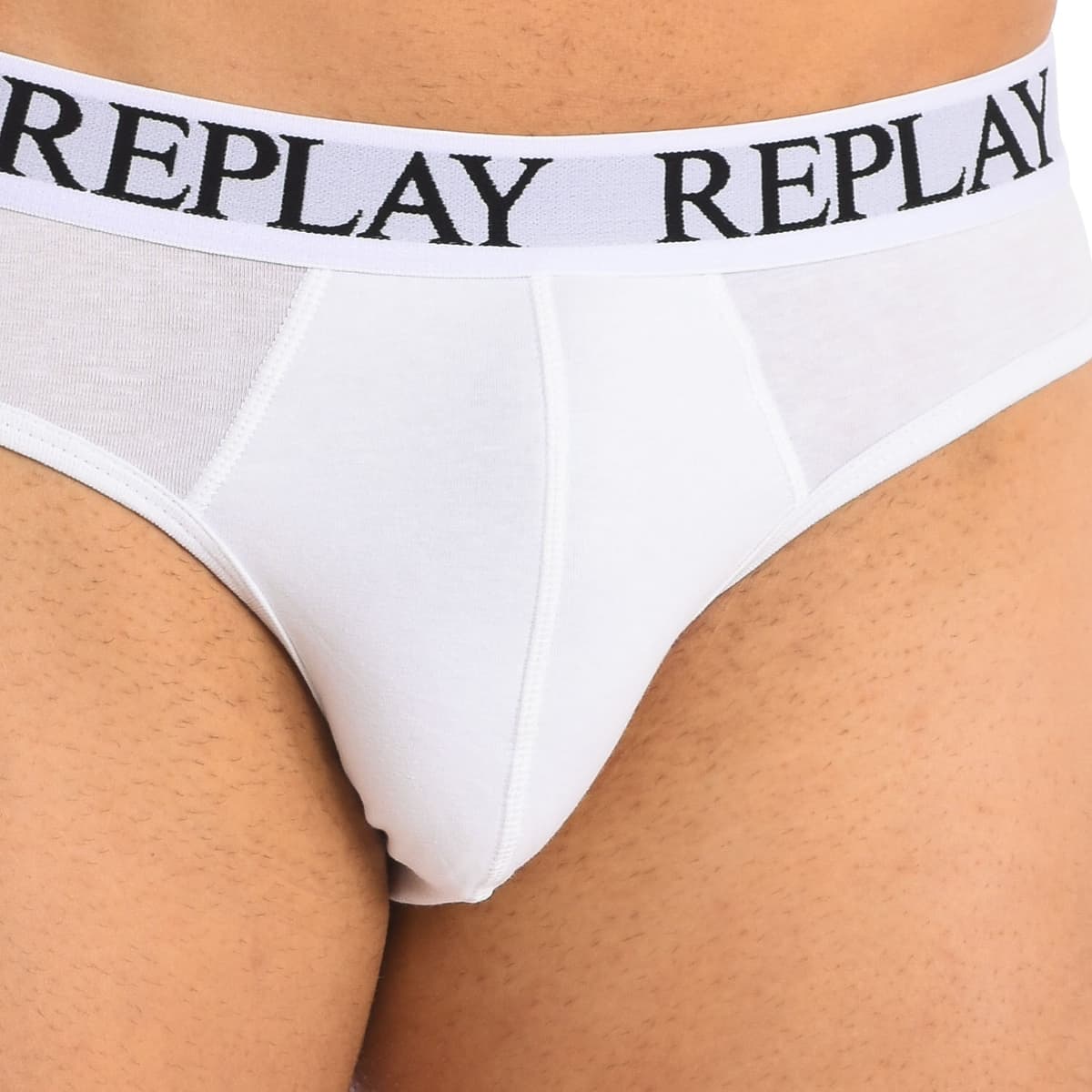 Men's Boxer Briefs Replay White