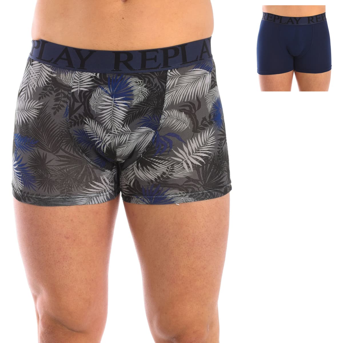 Men's Boxer Briefs Replay Gray