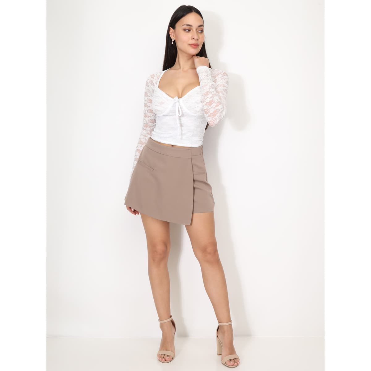 Women's Shorts La Modeuse Beige