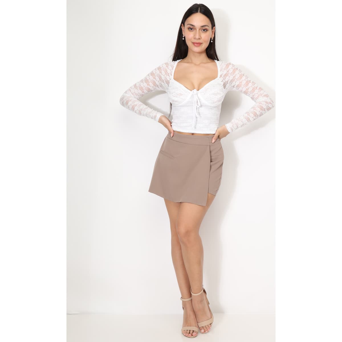 Women's Shorts La Modeuse Beige