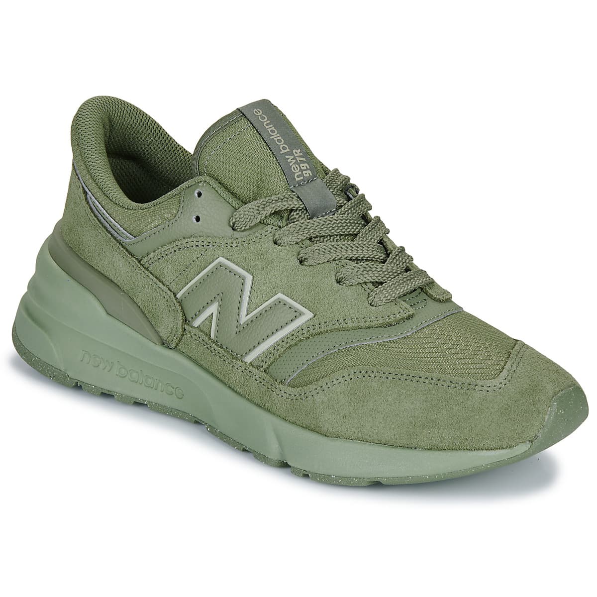 Men's New Balance 997 sneakers suede lifestyle green U997RMF