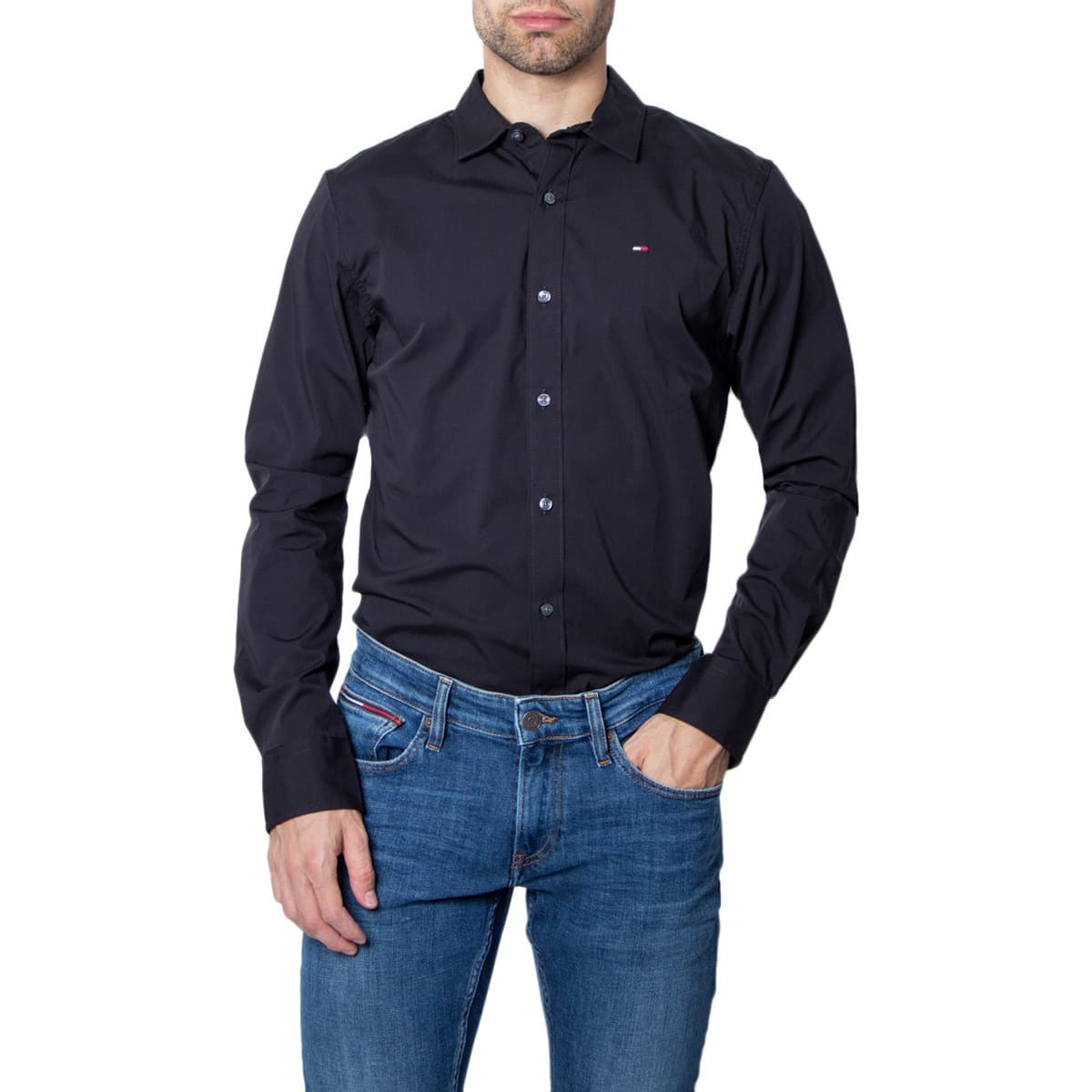 Men's Shirts Tommy Hilfiger Black
