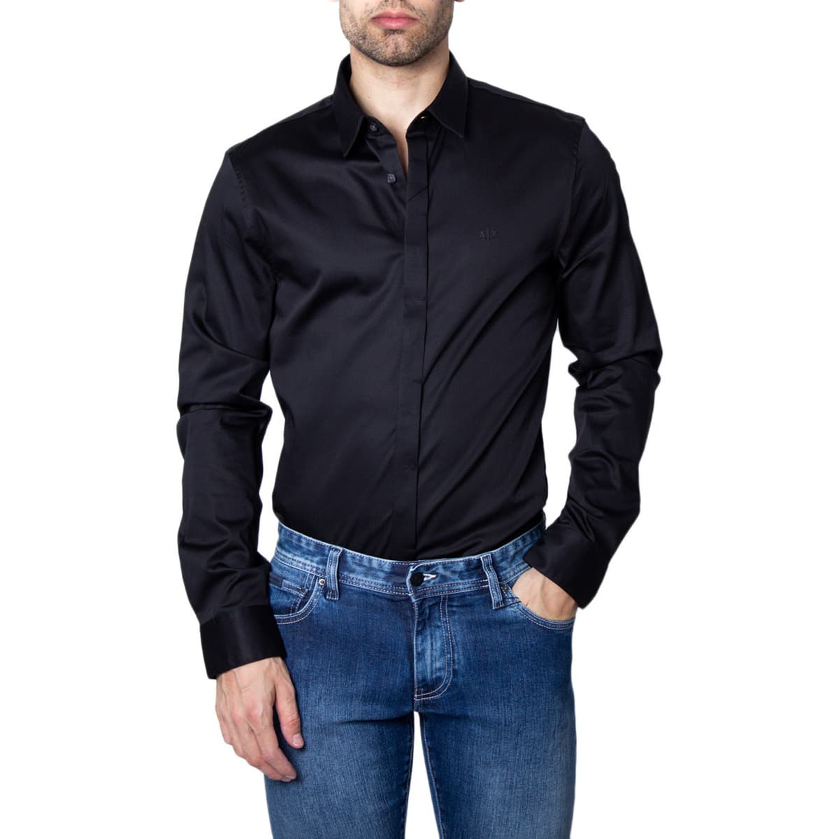 Men's Shirts EAX Black