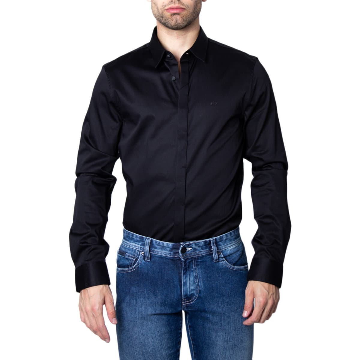 Men's Shirts EAX Black
