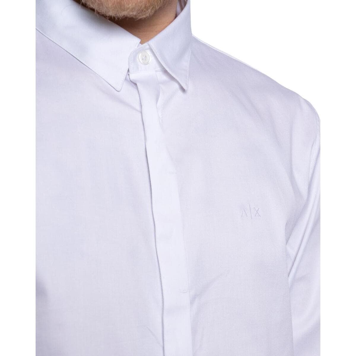 Men's Shirts EAX White