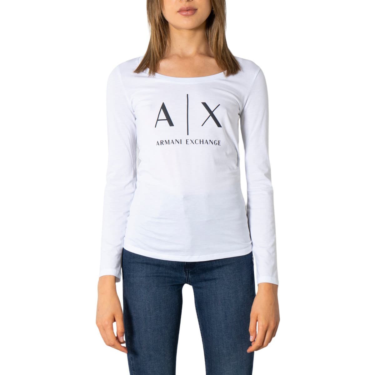 Women's T-Shirts EAX White