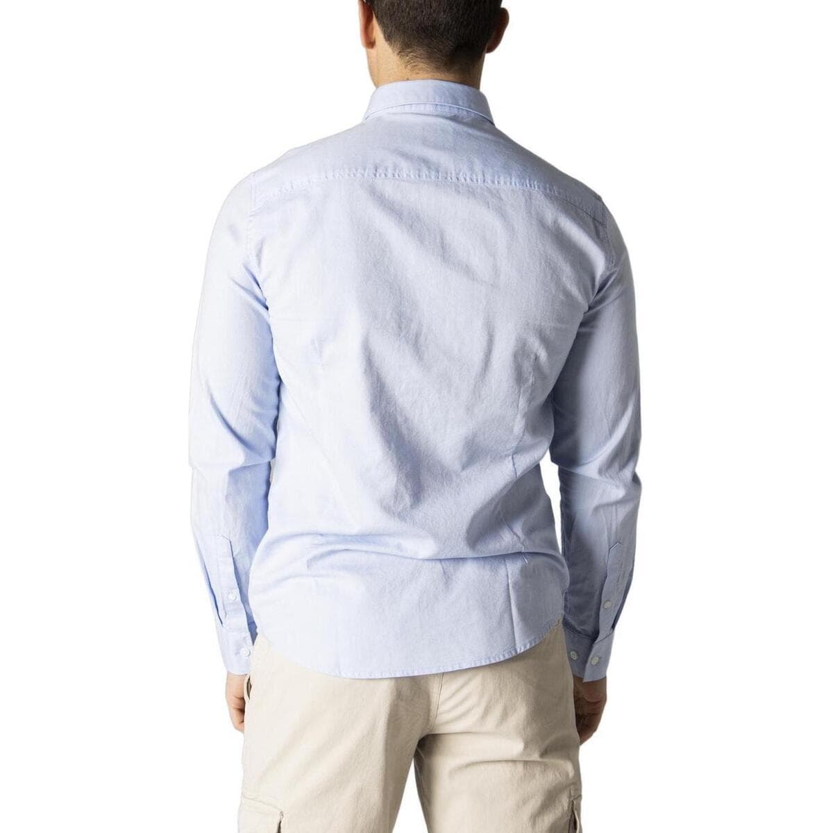 Men's Shirts EAX Blue