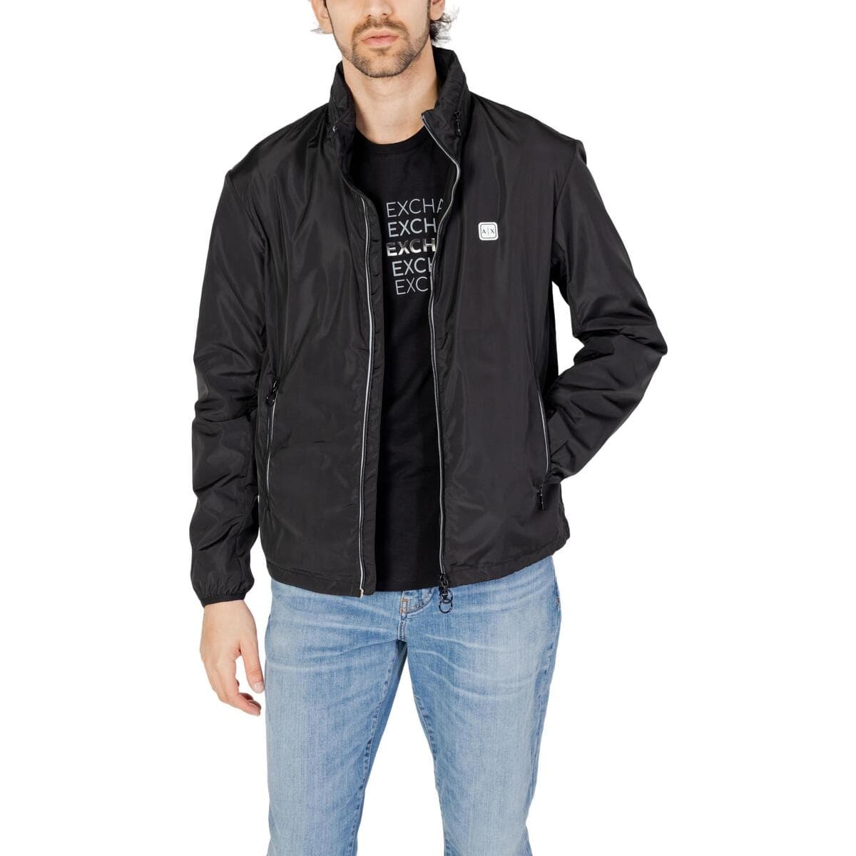 Men's Blazers EAX Black