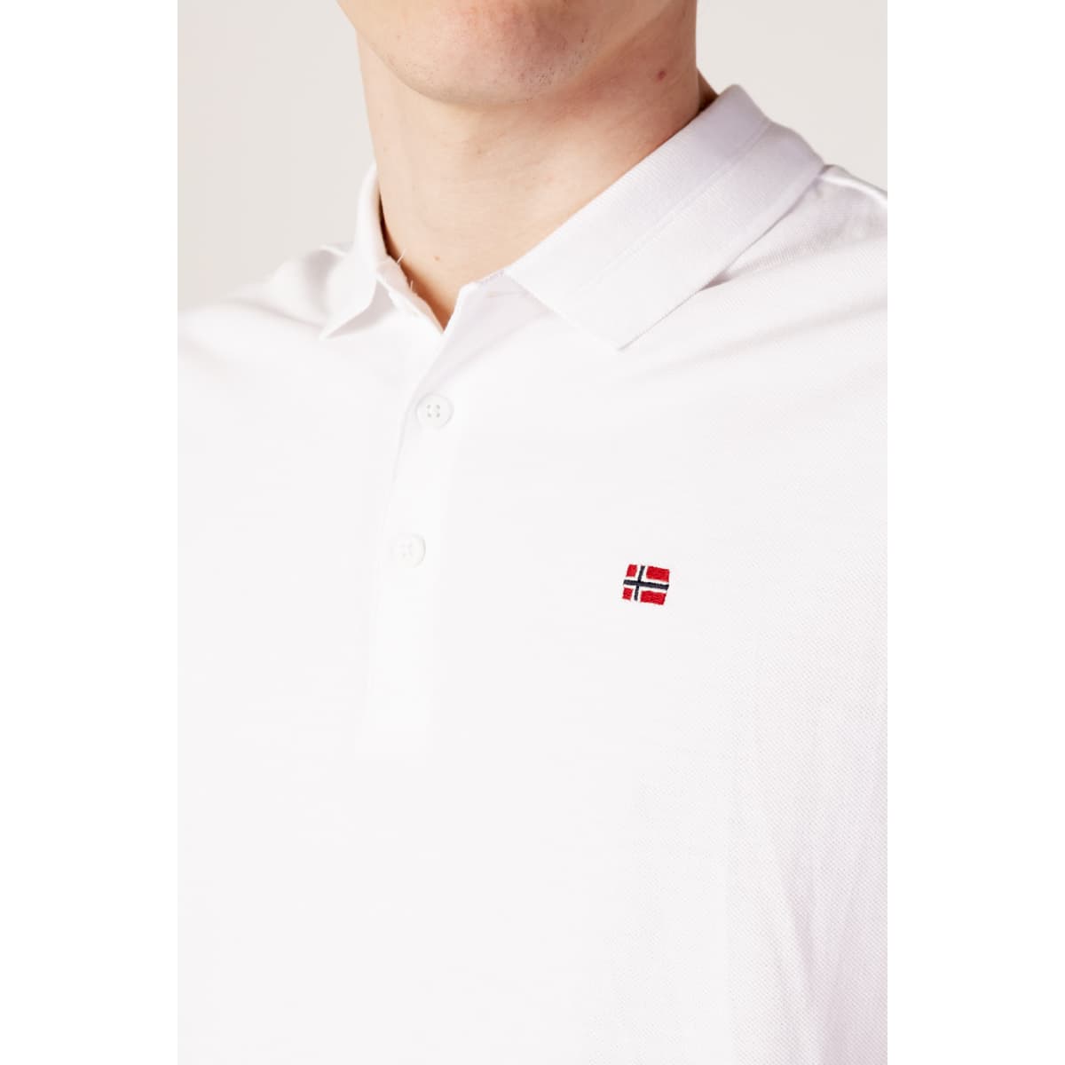 Men's Polo Shirts Napapijri White
