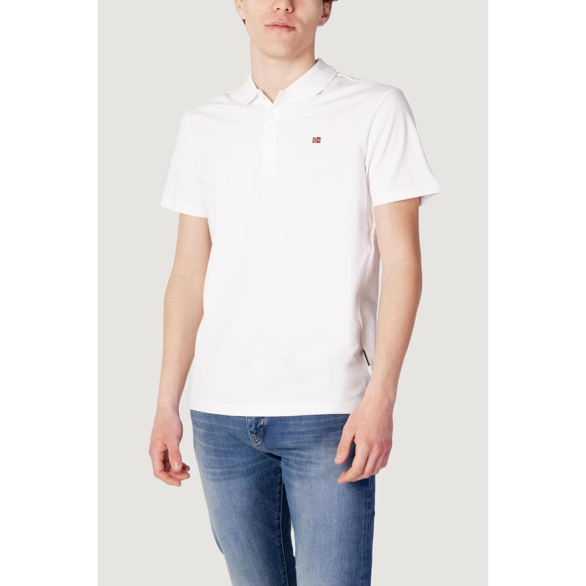 Men's Polo Shirts Napapijri White