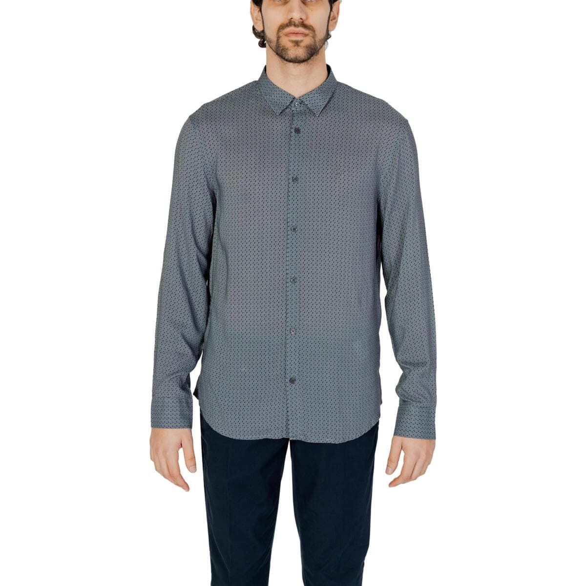 Men's Shirts EAX Gray