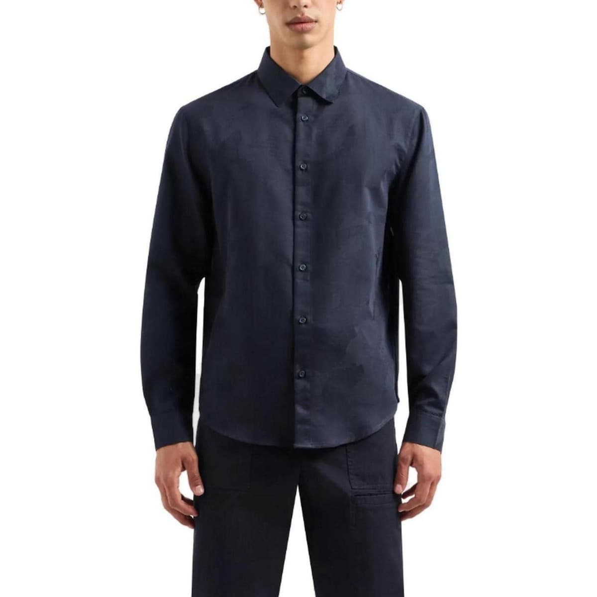 Men's Shirts EAX Blue