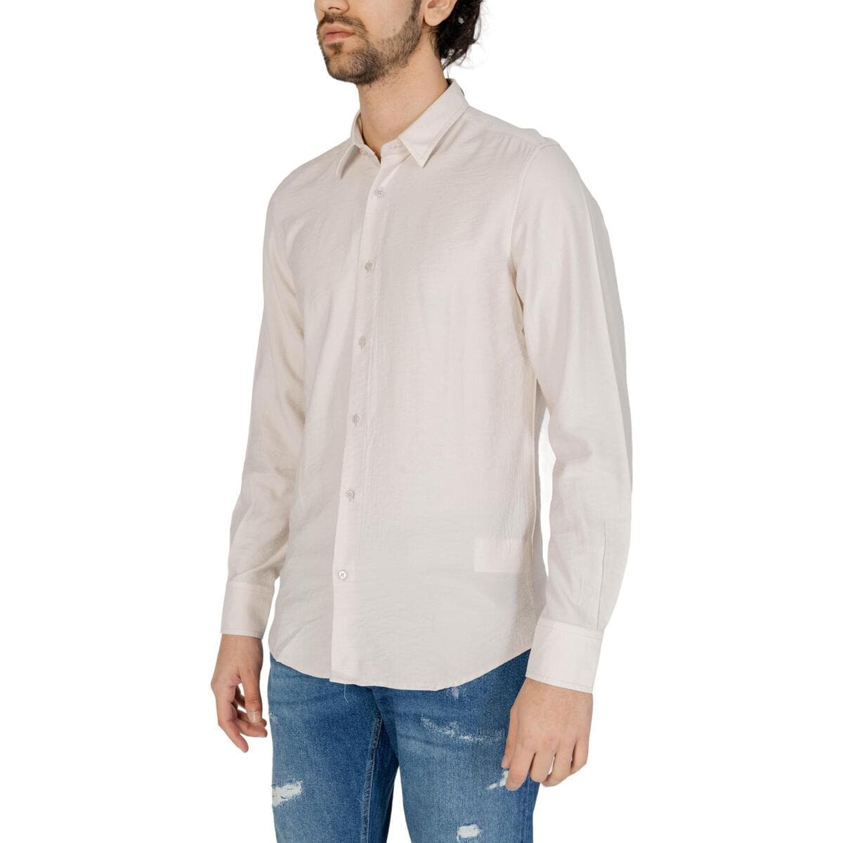 Men's Shirts Antony Morato Beige
