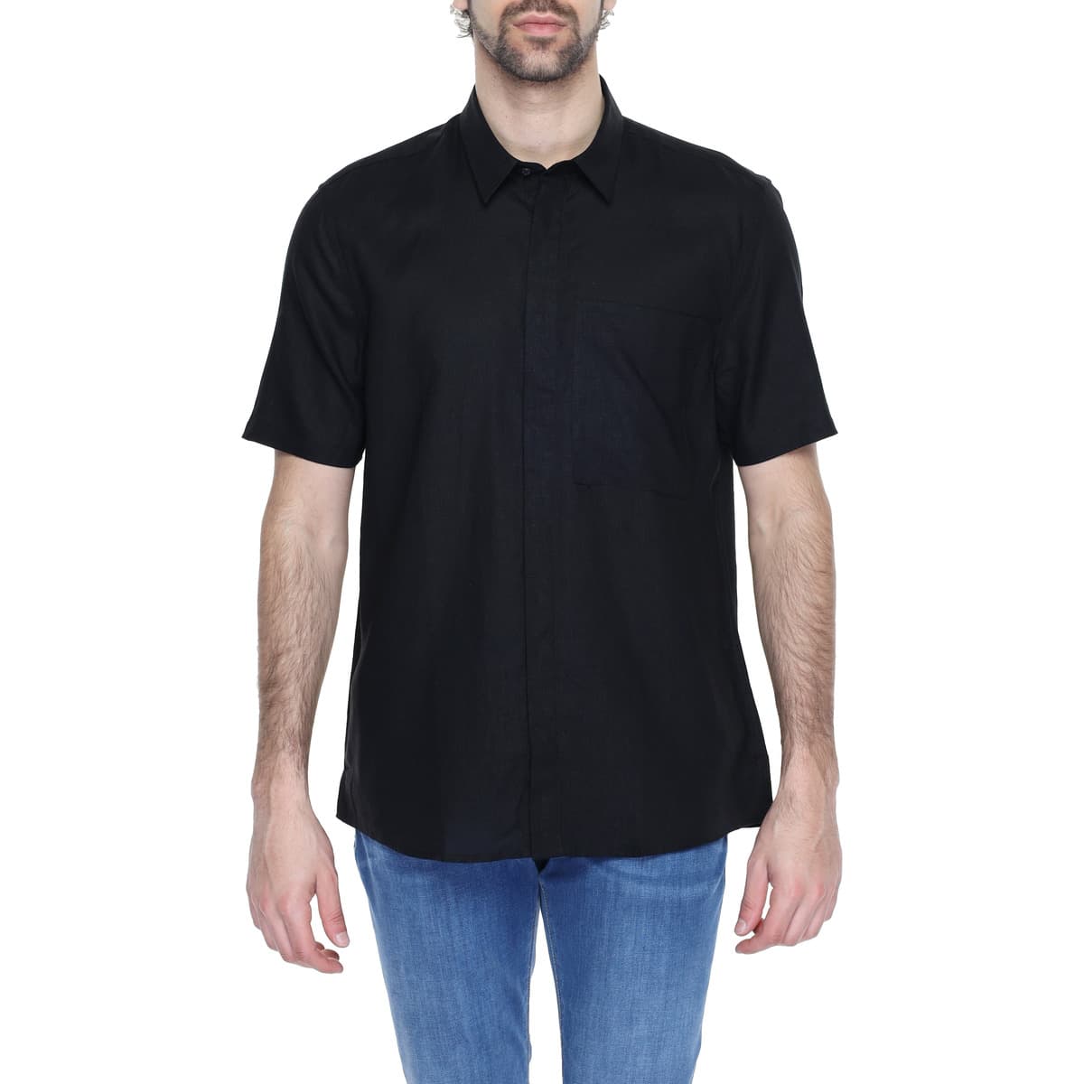 Men's Shirts Antony Morato Black