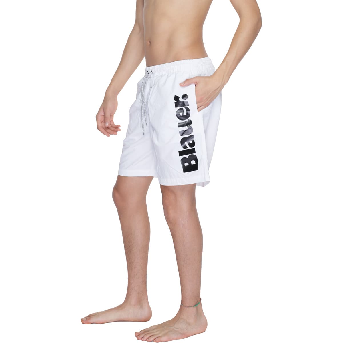 Men's Swimwear Blauer White