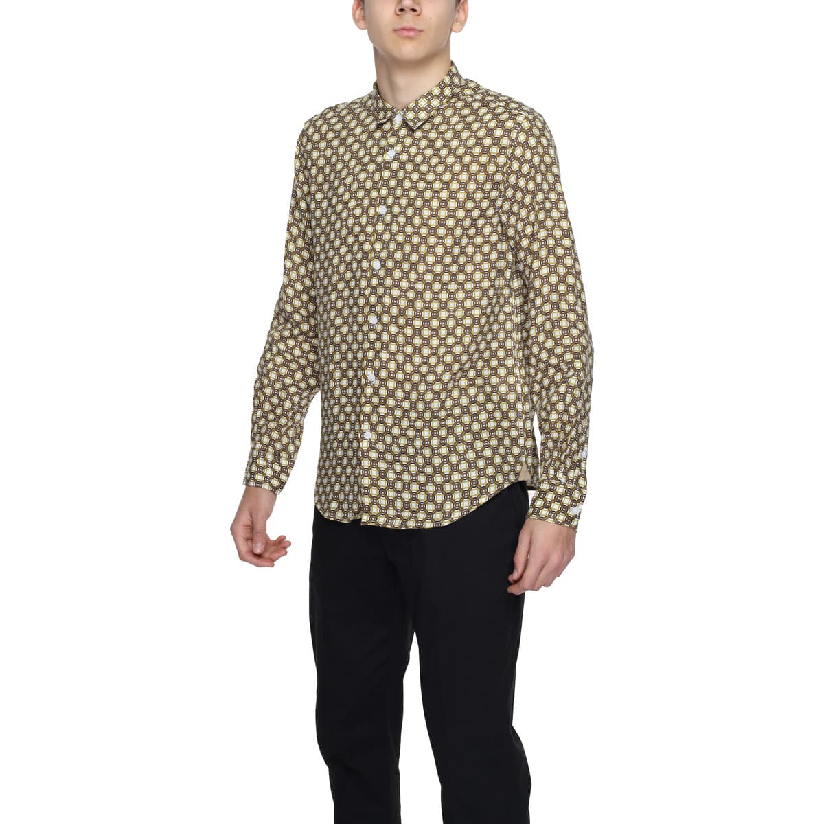 Men's Shirts Gianni Lupo Beige