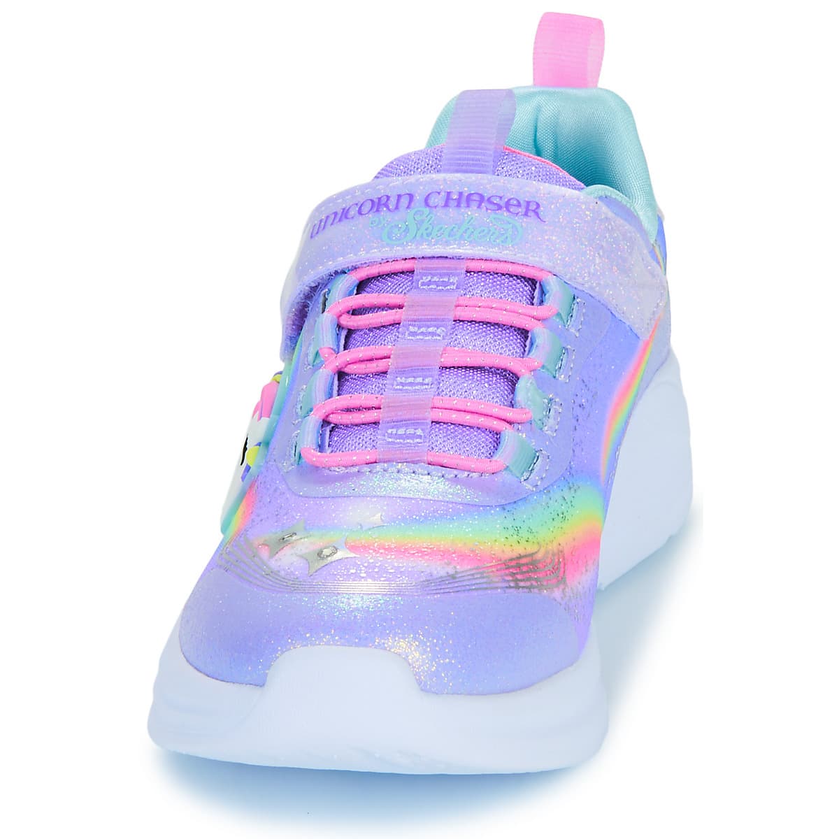 Παιδικό Αθλητικό Παπούτσι για Κορίτσι Skechers Unicorn Chaser με Φωτάκια On/Off Χρώματος Μωβ 302298L-LVMT