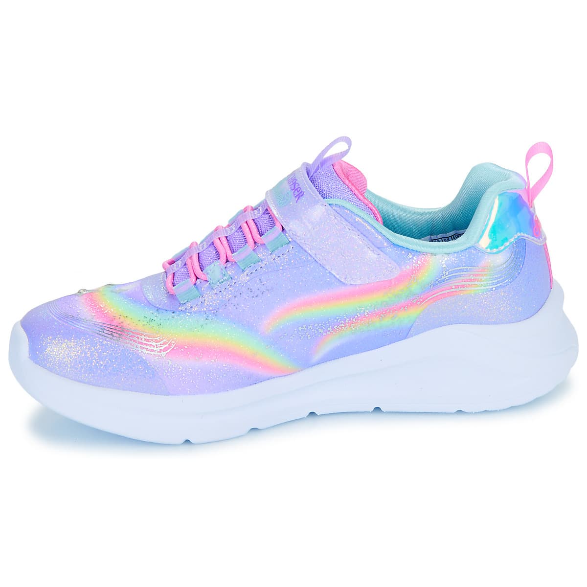 Παιδικό Αθλητικό Παπούτσι για Κορίτσι Skechers Unicorn Chaser με Φωτάκια On/Off Χρώματος Μωβ 302298L-LVMT