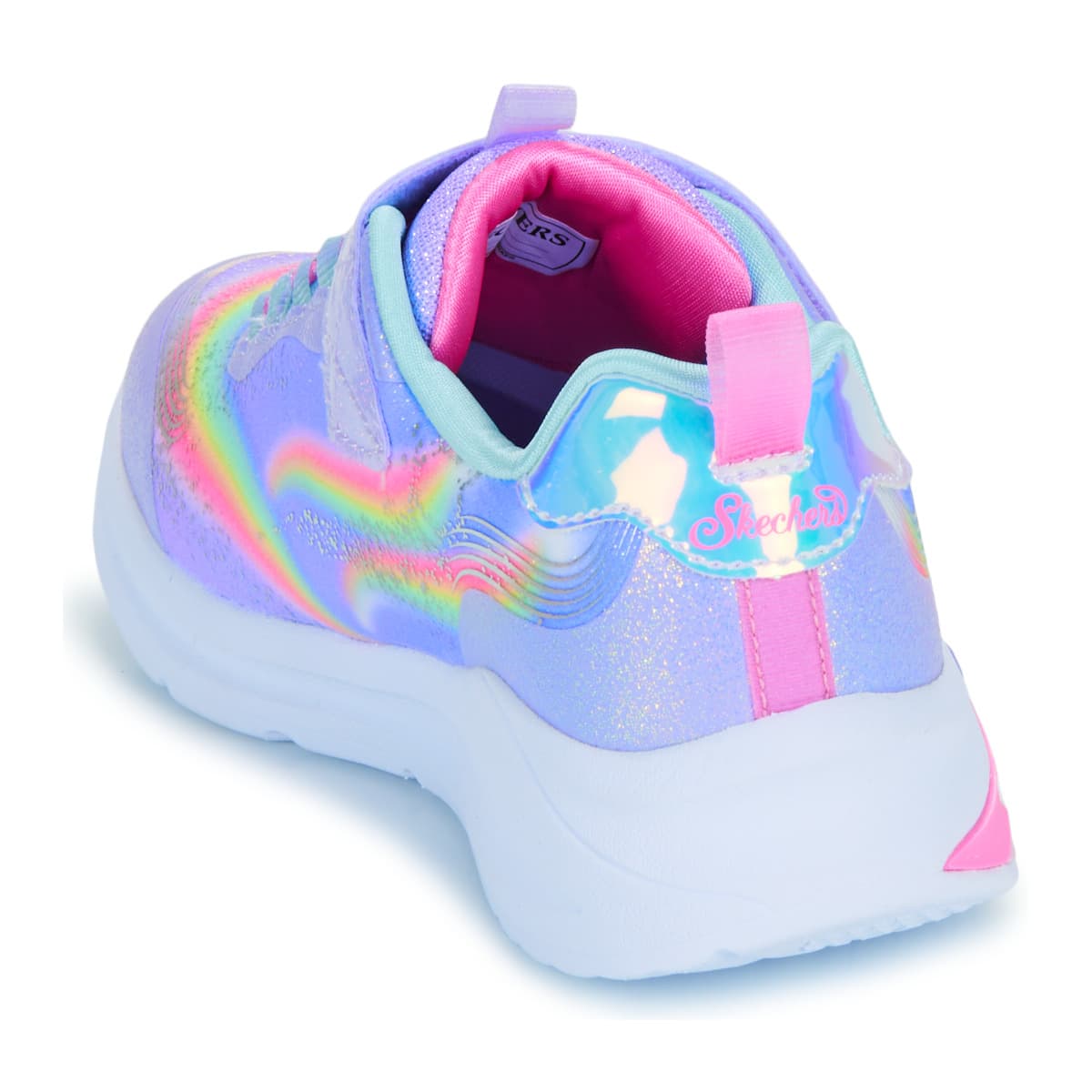 Παιδικό Αθλητικό Παπούτσι για Κορίτσι Skechers Unicorn Chaser με Φωτάκια On/Off Χρώματος Μωβ 302298L-LVMT