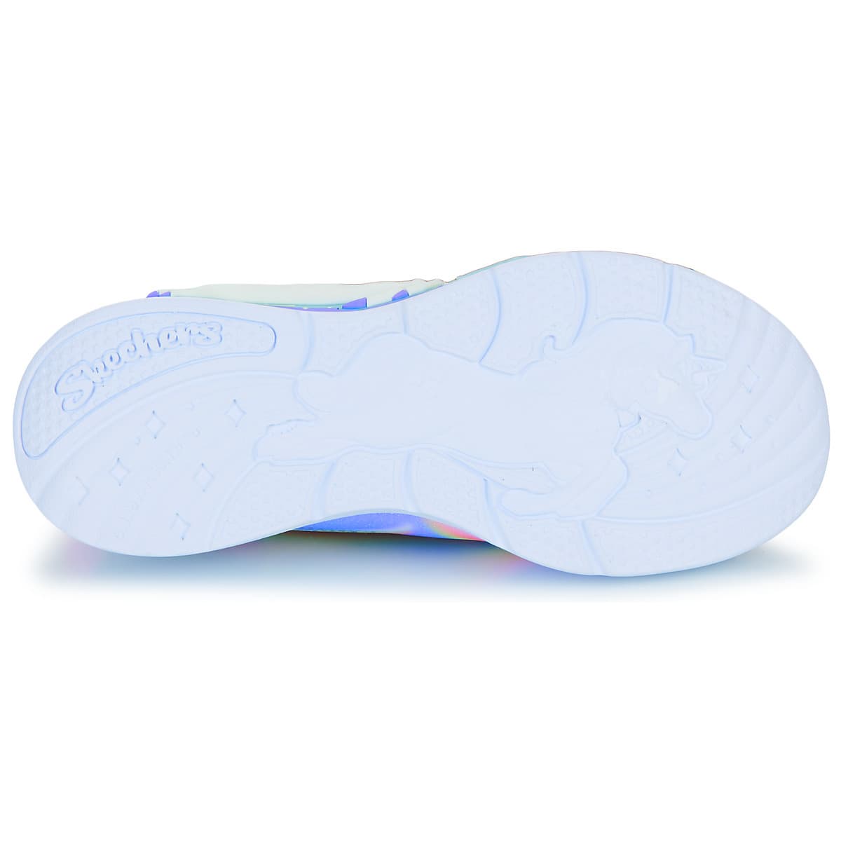 Παιδικό Αθλητικό Παπούτσι για Κορίτσι Skechers Unicorn Chaser με Φωτάκια On/Off Χρώματος Μωβ 302298L-LVMT