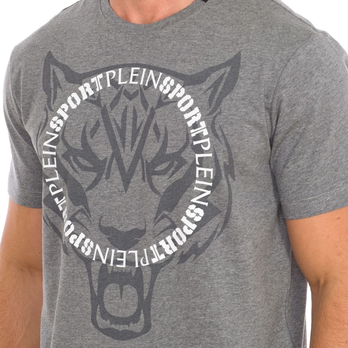 Men's T-Shirts Philipp Plein Sport Gray