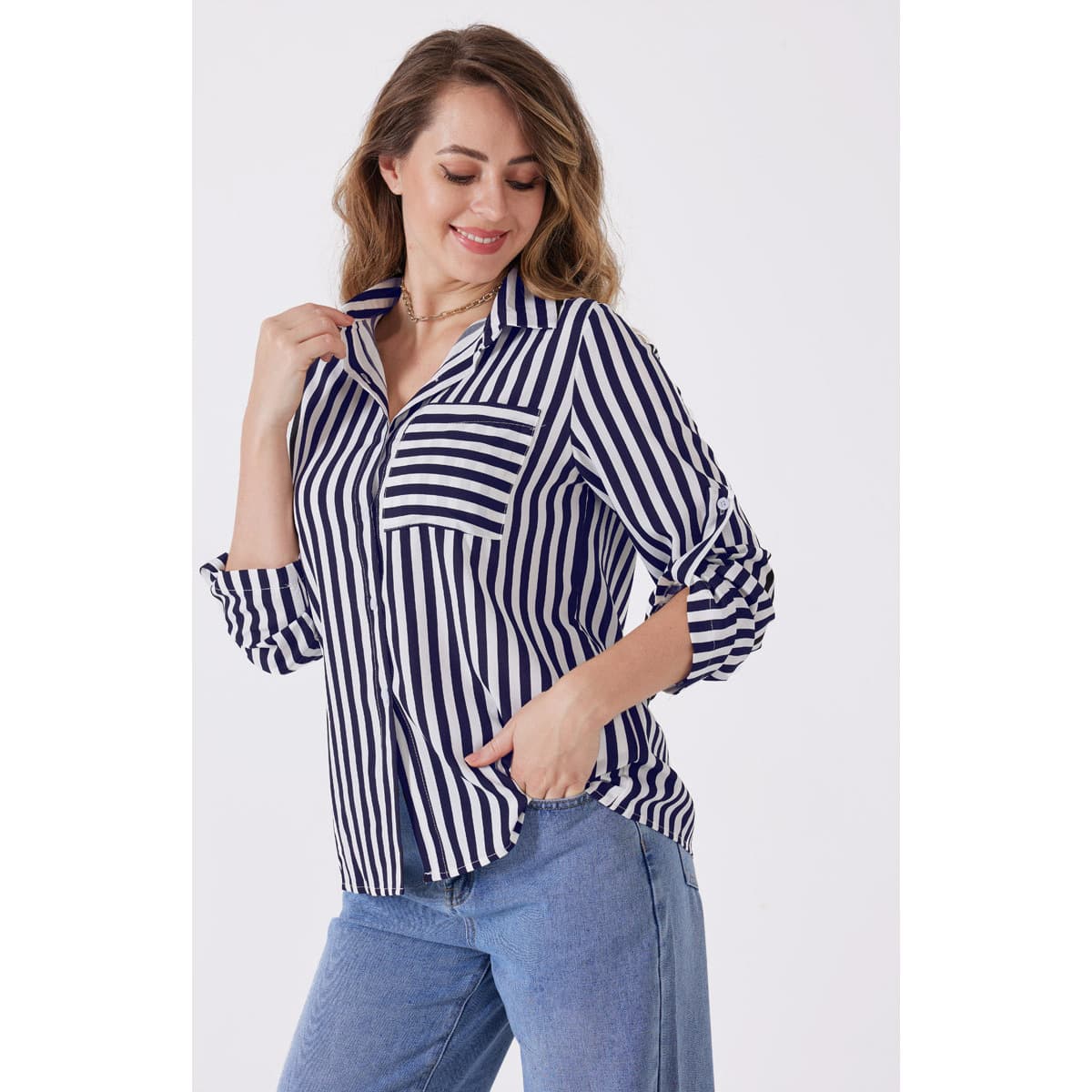 Women's Shirts La Modeuse Blue