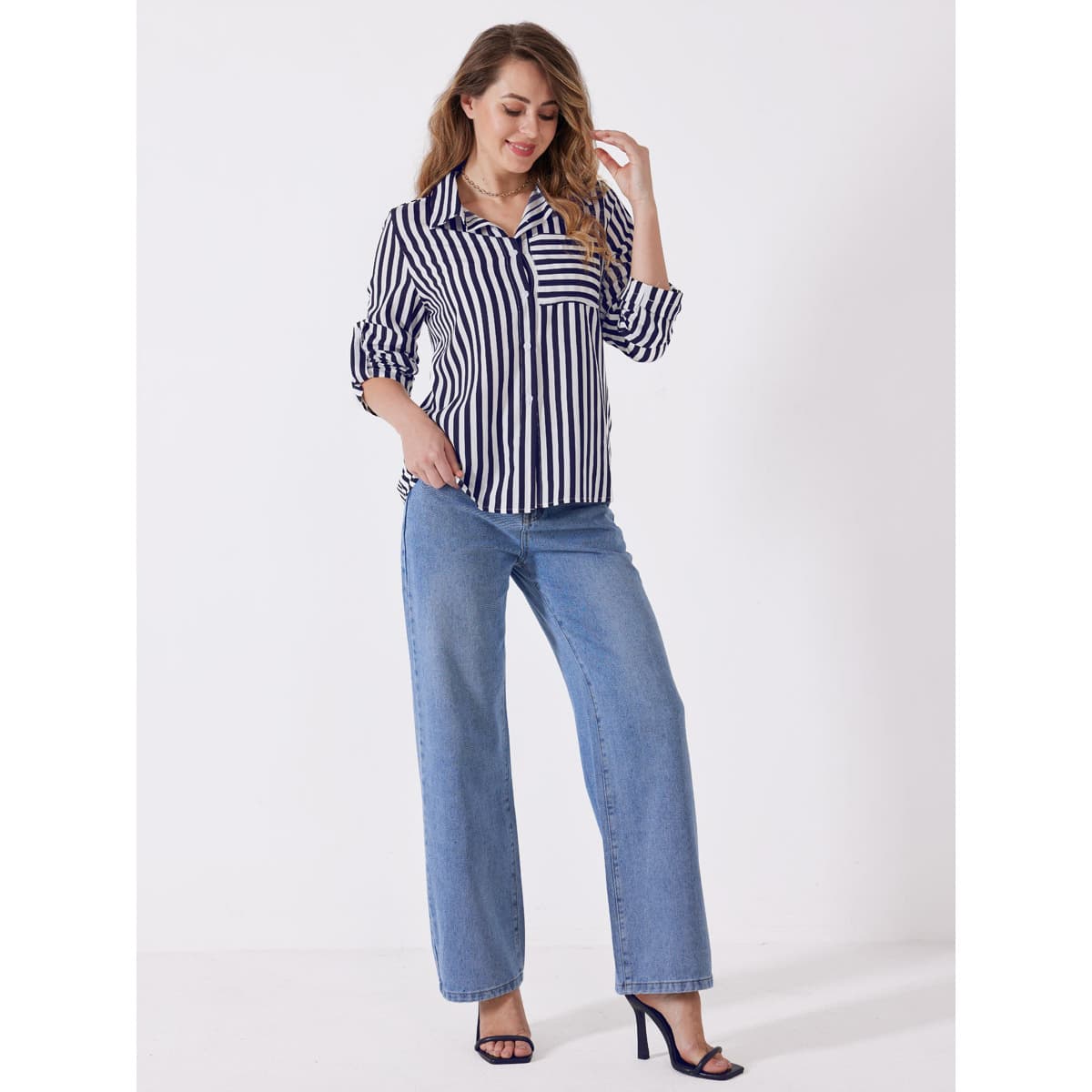 Women's Shirts La Modeuse Blue