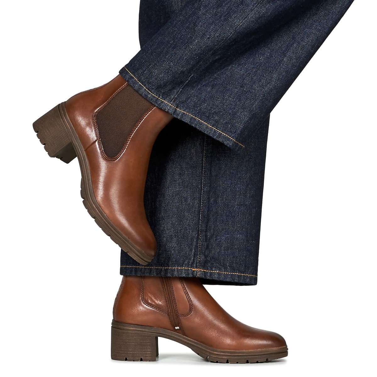 Women's Ankle Boots Tamaris Brown