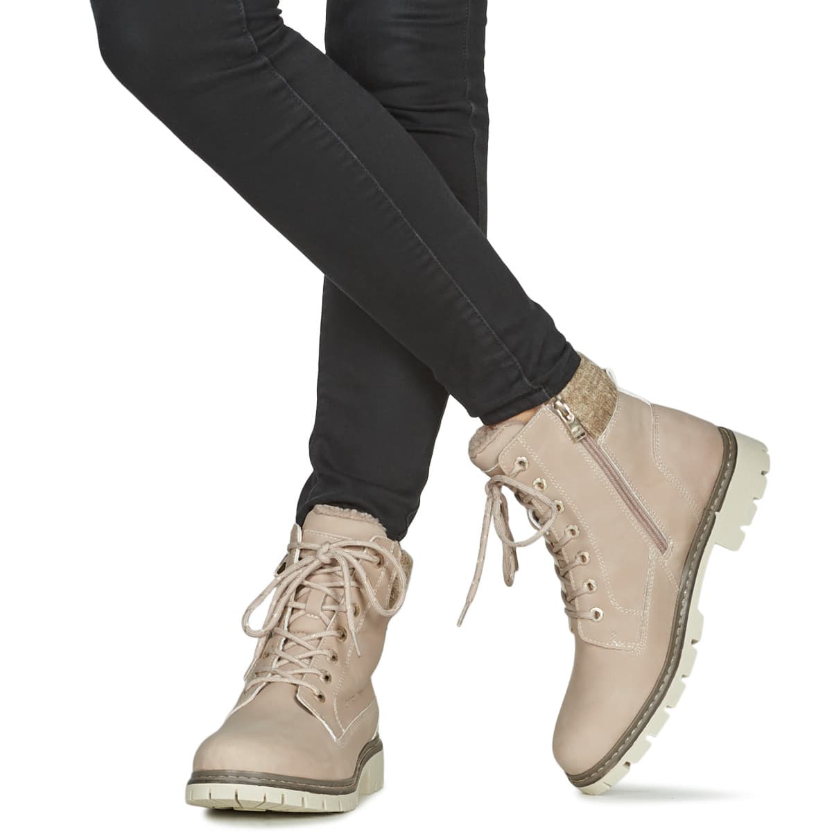 Women's Boots Tom Tailor Beige