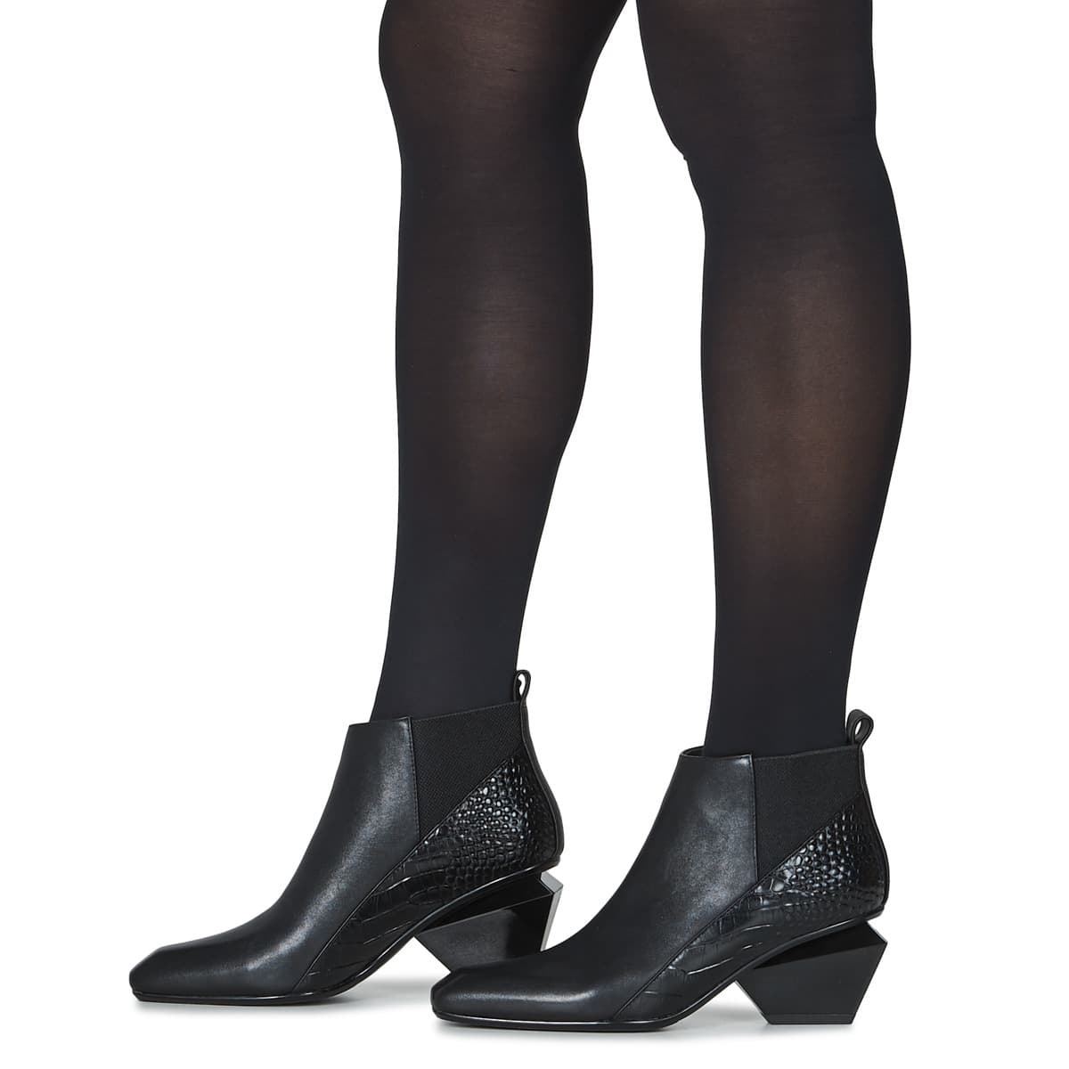 Women's Ankle Boots United nude Black