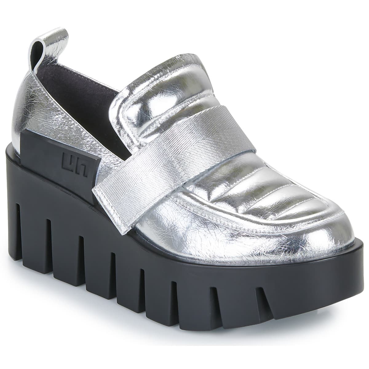 Women's Loafers United nude Silver
