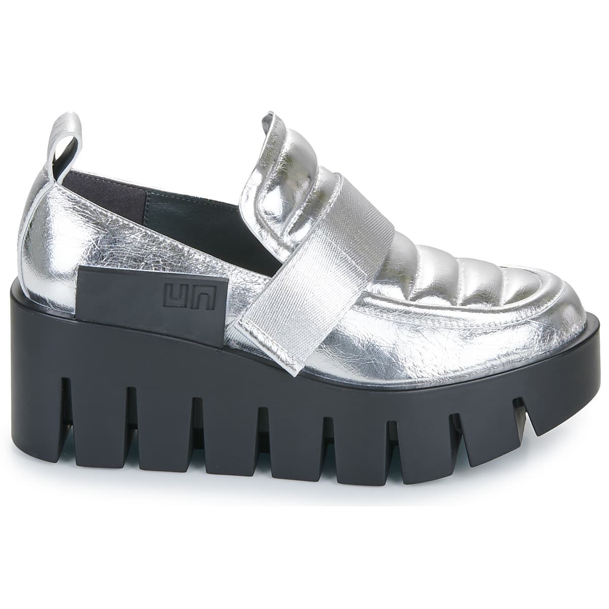 Women's Loafers United nude Silver